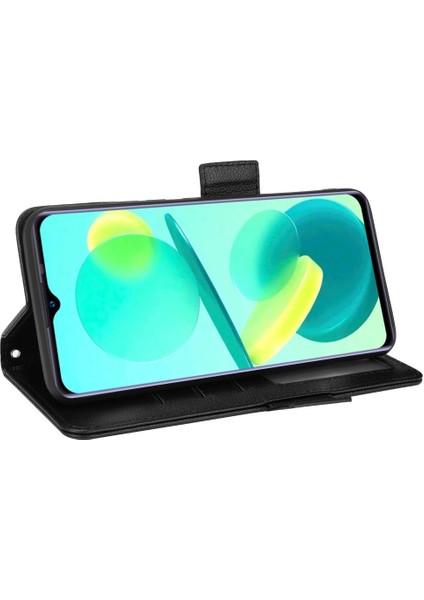 Oukitel C25 Cüzdan Pu Deri Kart Yuvaları Tutucu Yan Toka Için Kılıf (Yurt Dışından) fiyatları