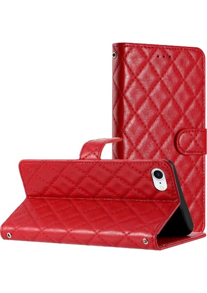 IPhone 6 Için Flip Case/6s Manyetik Folio Pu Deri Cüzdan Kickstand Kart (Yurt Dışından)