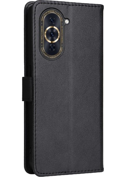 Kart Yuvası ile Huawei Nova 10 Pro Için Flip Case Yüksek Kalite Deri Telefon (Yurt Dışından)