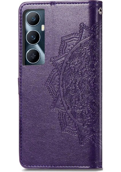 Realme C65 Için Flip Case Zarif Desen Basit Iş Kapak Kılıfı (Yurt Dışından) modelleri