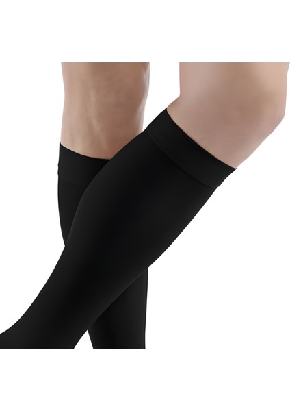 Thermoregulating Premium Seri (Cotton)/Diz Altı /Orta Basınç /Small Normal/A.Burun /Siyah