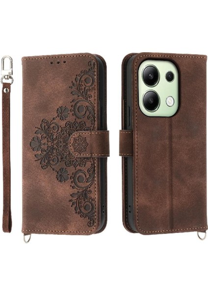 Xiaomi Redmi Not 13 Için Flip Case 4g Kabartmalı Darbeye Çoklu Kredi (Yurt Dışından)