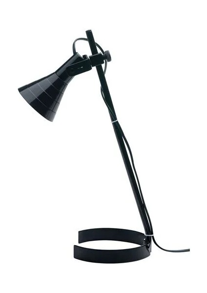 Sumuhome Lagra Dekoratif Masa Çalışma Ofis Lambası Siyah 42 cm