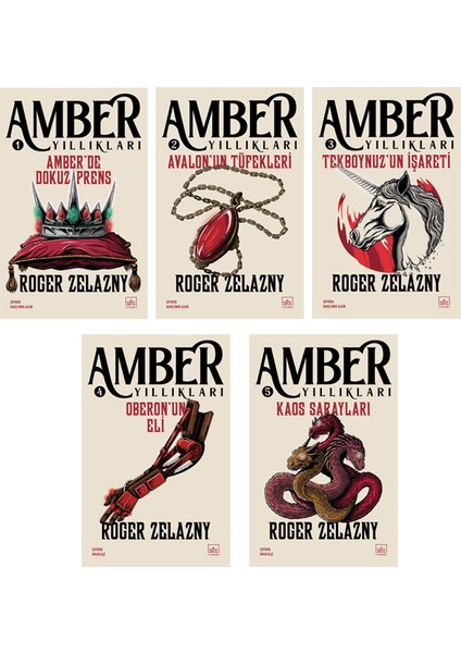 Amber Yıllıkları 5 Kitap - Roger Zelazny