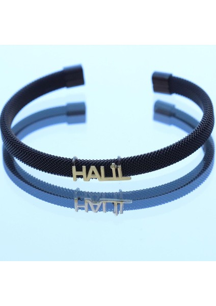 Kişiye Özel Isimli Gümüş Erkek Bilekliliği fiyatları