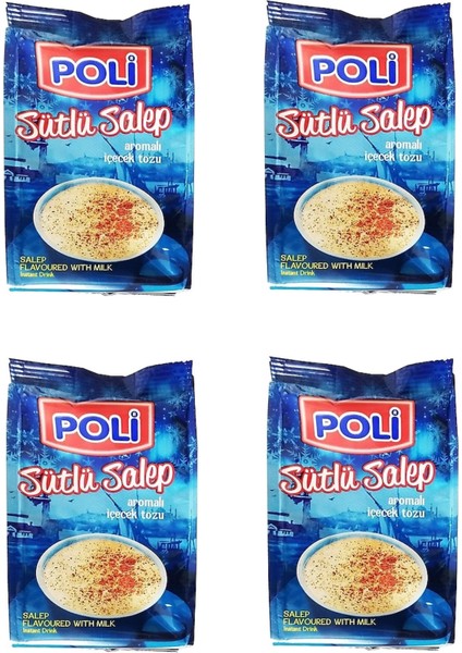 Toz Içecek Sütlü Salep 250 gr x 4 Adet