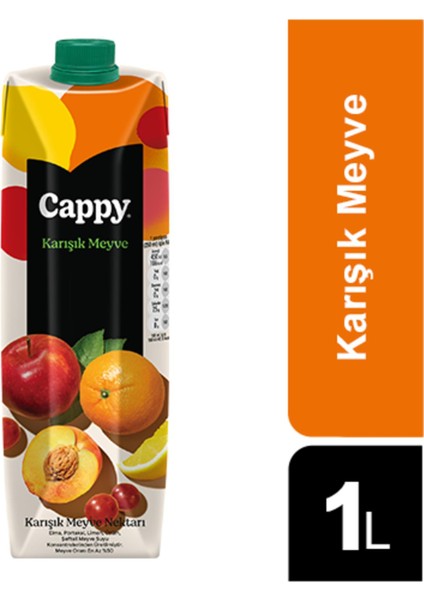 Bahçe Karışık Meyve Nektarı 1 lt x 6 Adet
