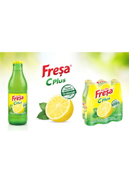 C Plus Limon Aromalı Maden Suyu 200 ml x 24 Adet