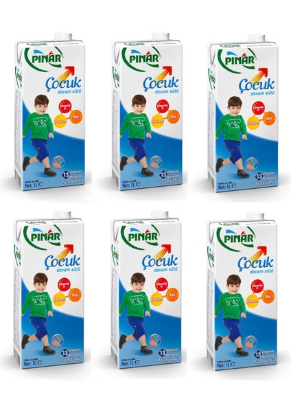 Çocuk Devam Sütü 1 lt x 6 Adet