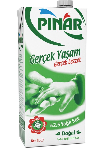 %2,5 Yağlı Süt 1 lt x 6 Adet
