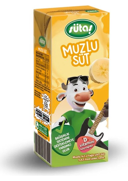 Muzlu Süt 180 ml x 6 Adet