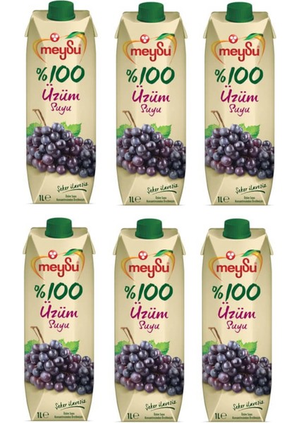 Üzüm Suyu 1 lt x 6 Adet