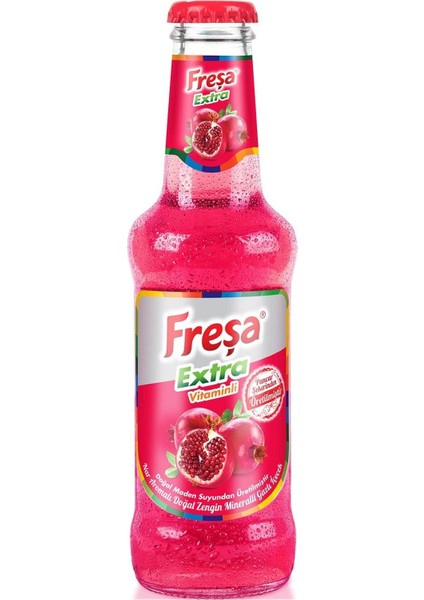 Extra Nar Aromalı Maden Suyu 200 ml x 6 Adet