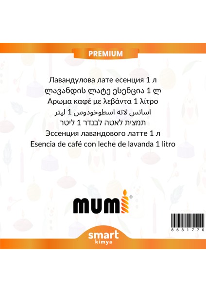 Premium Lavantalı Latte Mum Esansı 1 Litre fiyatları