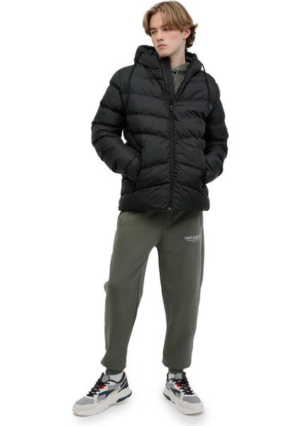 2SN541 Marıo Coat Siyah Mont modelleri