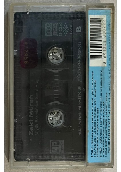 Büyük Bestekarlar Serisi - Zeki Müren Kaset fiyatları