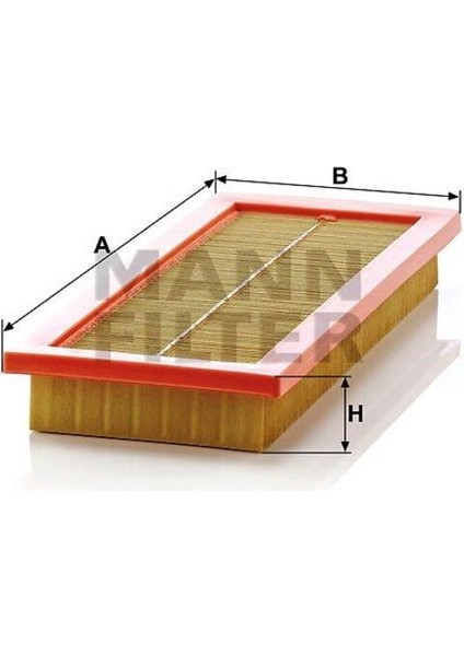 C3495 Hava Filtresi Fiat Fiorino 225 1.4 73HP 02 08 51785947