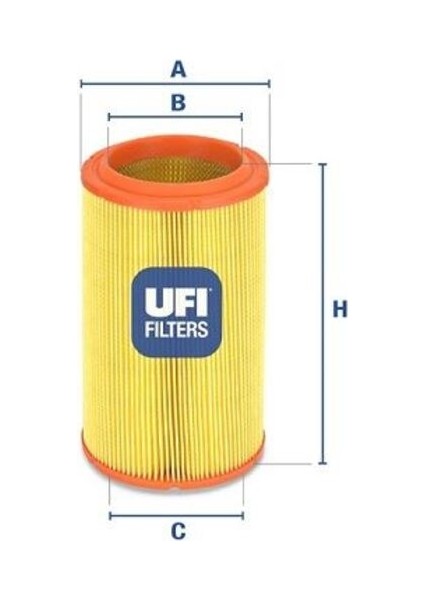 Ufı 27.366.00 Hava Filtresi