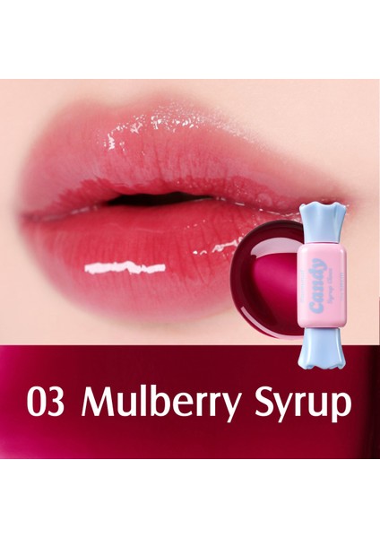 Saemmul Candy Syrup Gloss - Dudakları Dolgunlaştıran Lip Gloss - 03 Mulberry Syrup