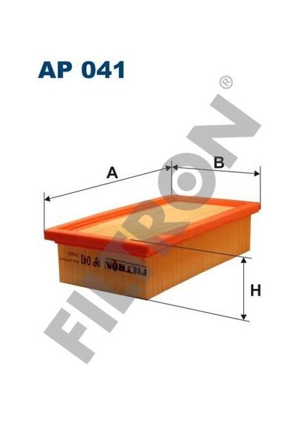 AP041 Hava Filtresi Tempra Tipo 155 159 1.6 2.1 FLTAP041