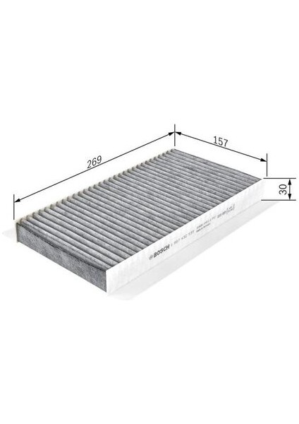 1987432535 Polen Filtresi Discovery 3 Discovery 4 Range Rover Sport I L320 Karbonlu JKR500010