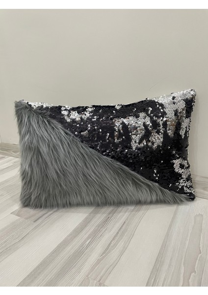 Pullu Peluş Dikdörtgen Üçgen Kırlent Kılıfı fiyatları