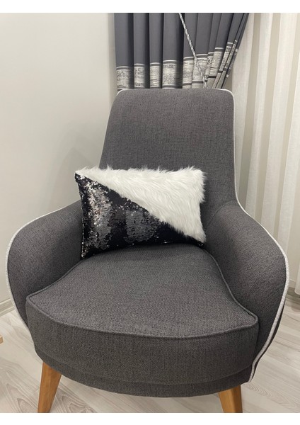 Pullu Peluş Dikdörtgen Üçgen Kırlent Kılıfı modelleri