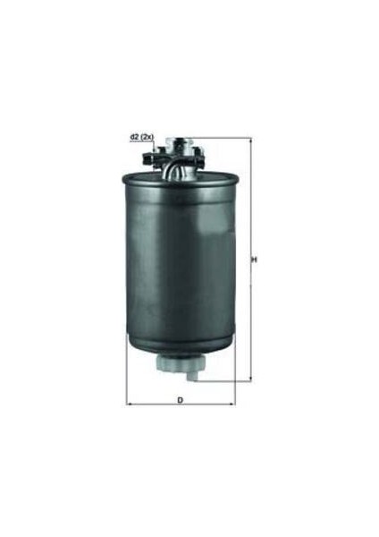 -Knecht-Behr KL75 Yakıt Filtresi Mazot Caddy Golf Jetta Passat Polo Transporter LT35 Vento Cordoba Ibiza Toledo 1H0127401C