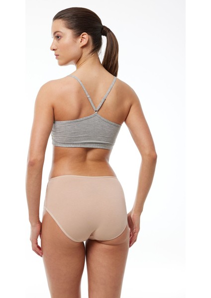 Kadın Ten 3 Lü Paket Pamuk Elastan Dantelli Yüksek Bel Slip Külot 150 3M150 modelleri