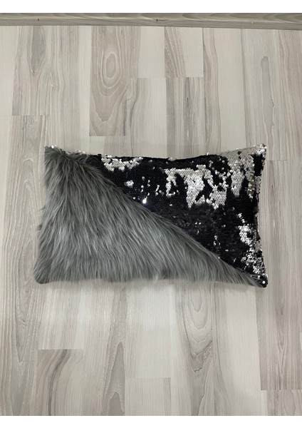 Pullu Peluş Dikdörtgen Üçgen Kırlent Kılıfı fırsatları