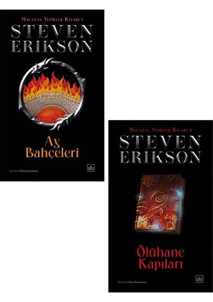 Ay Bahçeleri - Ölühane Kapıları - Mazalan Yitikler (Ciltli) 2 Kitap - Steven Erikson