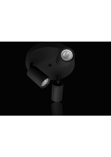 Panasonic LED Ampul Siyah Richi Rich 3lü Spot Modern Aydınlatma GU10 LED Ampul Dahil Gün Işığı 3000 fiyatları