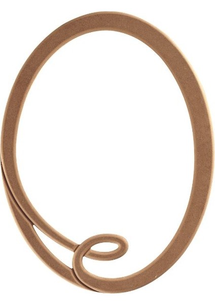 Ms - Ayn 165 / 105 cm Imza Ayna Ahşap Ham Cilasız