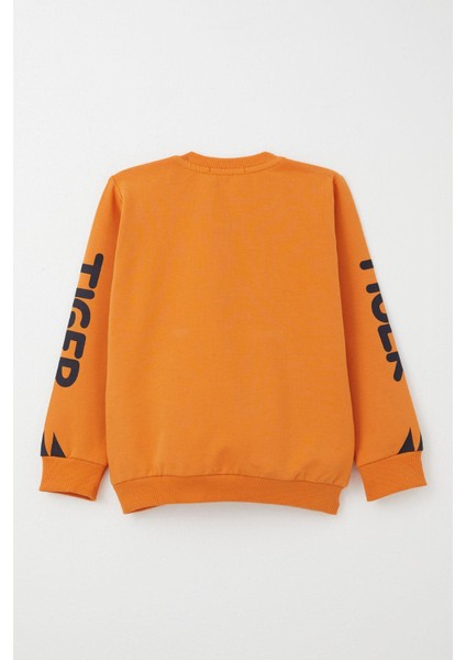 Erkek Çocuk Eşofman Takım Kaplan Nakışlı 1-4 Yaş, Hardal Sarı fırsatları