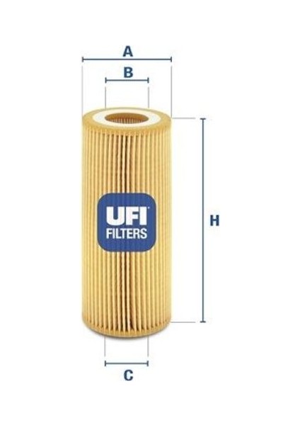 Ufı 25.048.00 Yağ Filtresi Bmw M57 N E46 E90 E60 E92 E93 E63 E64 E65 E83 E70 E71 11427788460