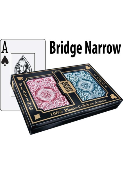 Kem Oyun Kartı 2'li Set Arrow Narrow Bridge Jumbo