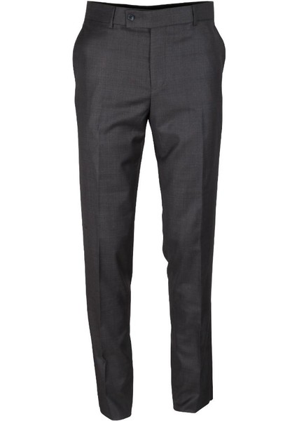 Erkek Gri Kumaş Pantolon Normal Kesim RAR01185