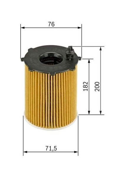 F026407002 Yağ Filtresi Touareg 3.0tdı 3.0 V6 Tdı 06 10 A4 04 08 A5 04 11 A8 03 10 Q5 08 Q7 06 10 057115561L