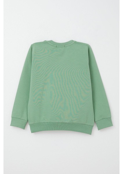 Erkek Çocuk Eşofman Takım Kaykaycı Sevimli Ayıcık Baskılı 1-4 Yaş, Mint Yeşili fırsatları