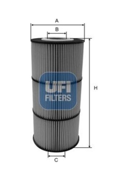 Ufı 25.156.00 Yağ Filtresi M-Benz Om 471 Motor Actros Mp4 Arocs Antos A4721800109