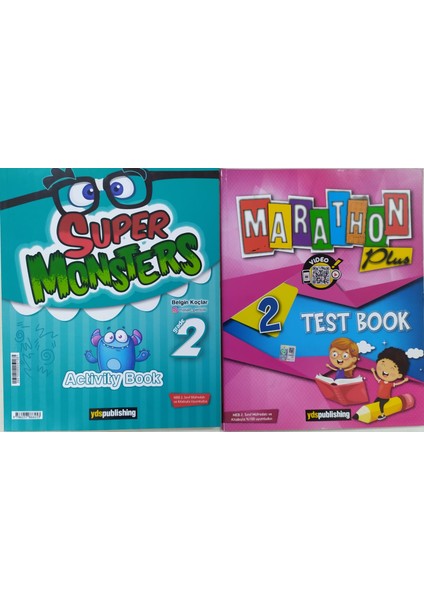 Publishing Super Monsters 2. Sınıf Student's Book - Activity Booktek Kitap – Test Book