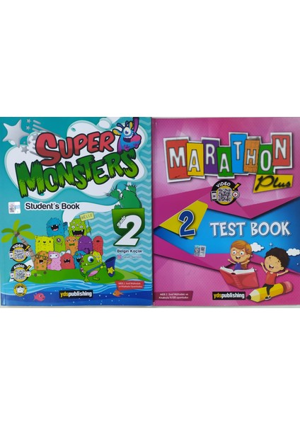 Publishing Super Monsters 2. Sınıf Student's Book - Activity Booktek Kitap – Test Book