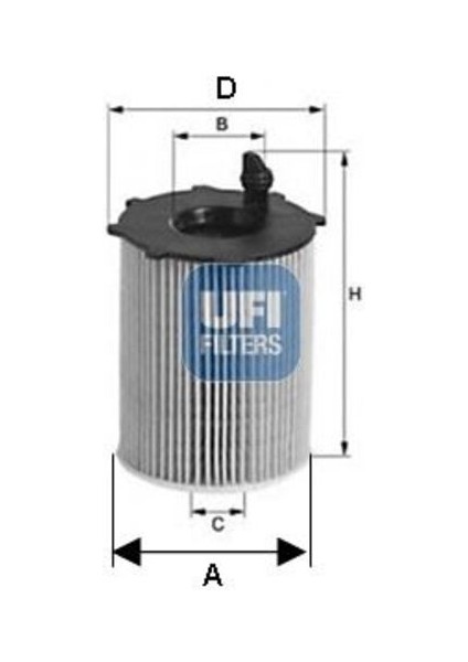 Ufı 25.187.00 Yağ Filtresi 3646431