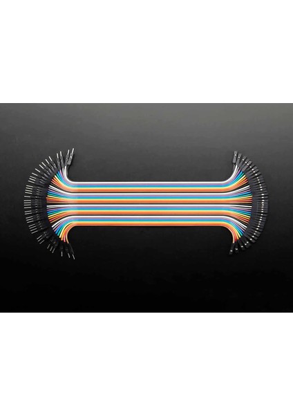 30CM 40 Pin Erkek Dişi Dupont Kablo Ayrılabilir 2.54MM 10 Renk Breadboard Atlama Kablosu Jumper Test Prototip Deneme Devre Bağlantı Tel