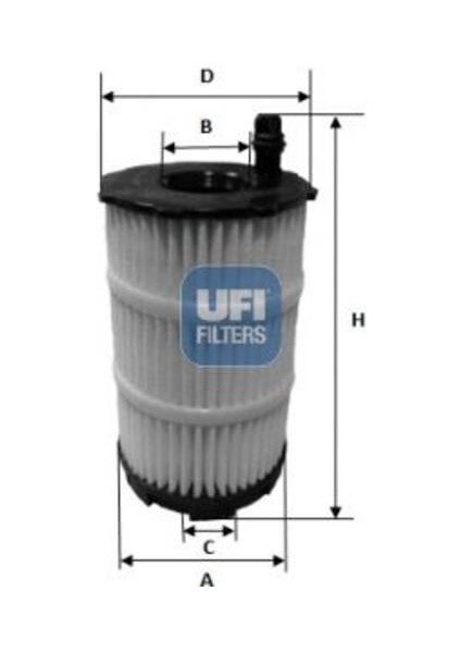 Ufı 25.143.00 Yağ Filtresi 079198405B
