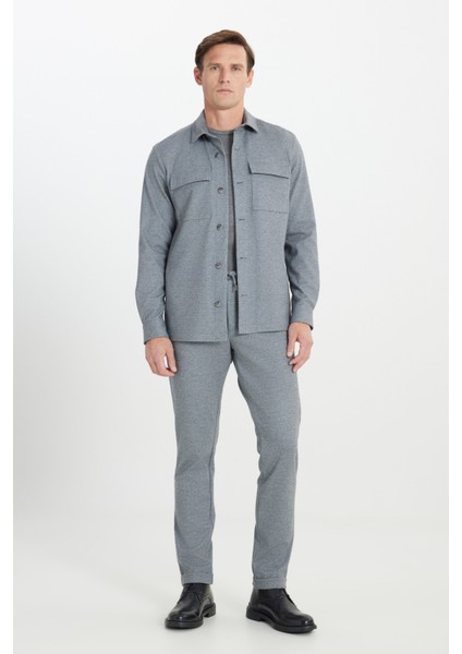 Relax Fit Rahat Kesim Gömlek Yaka Diagonal Desenli Esnek Takım Elbise Ceketi fiyatları