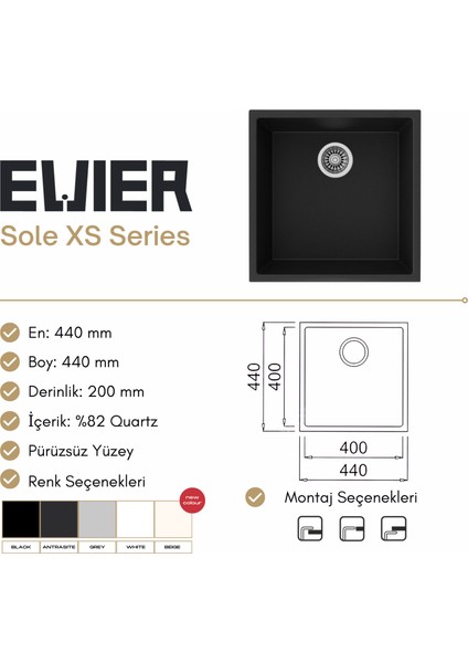 Granit Evye Sole Xs Series (44X44) fırsatları
