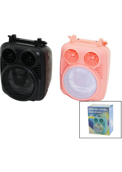 3 Inç Bluetooth Speaker USB Şarjlı Sd Card - USB Girişli (4825)