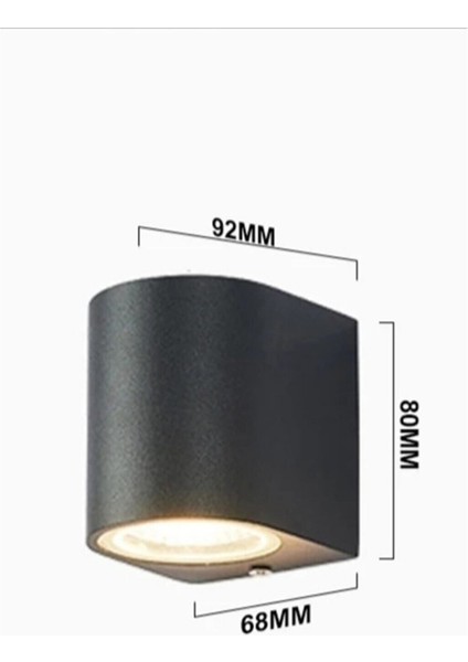 7 Watt Gün Işığı Ledli Mermer Desenli Iç - Dış Mekan Dekoratif Modern Lüks Aplik Bahçe Aplik fiyatları