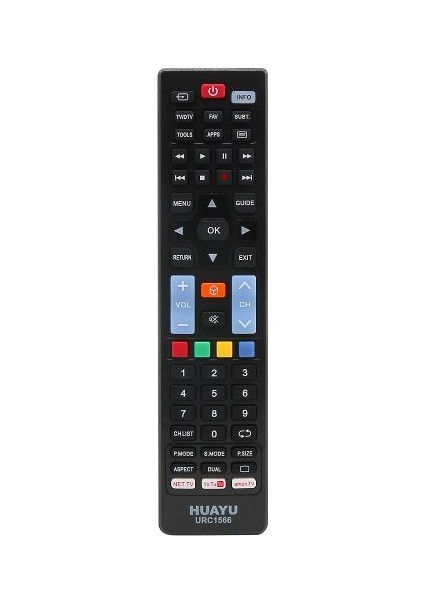 URC1566 5 In 1 Youtube - Netflıx - Amazon Tuşlu Lcd- LED Tv Kumanda (4767 - MCT9240-6297